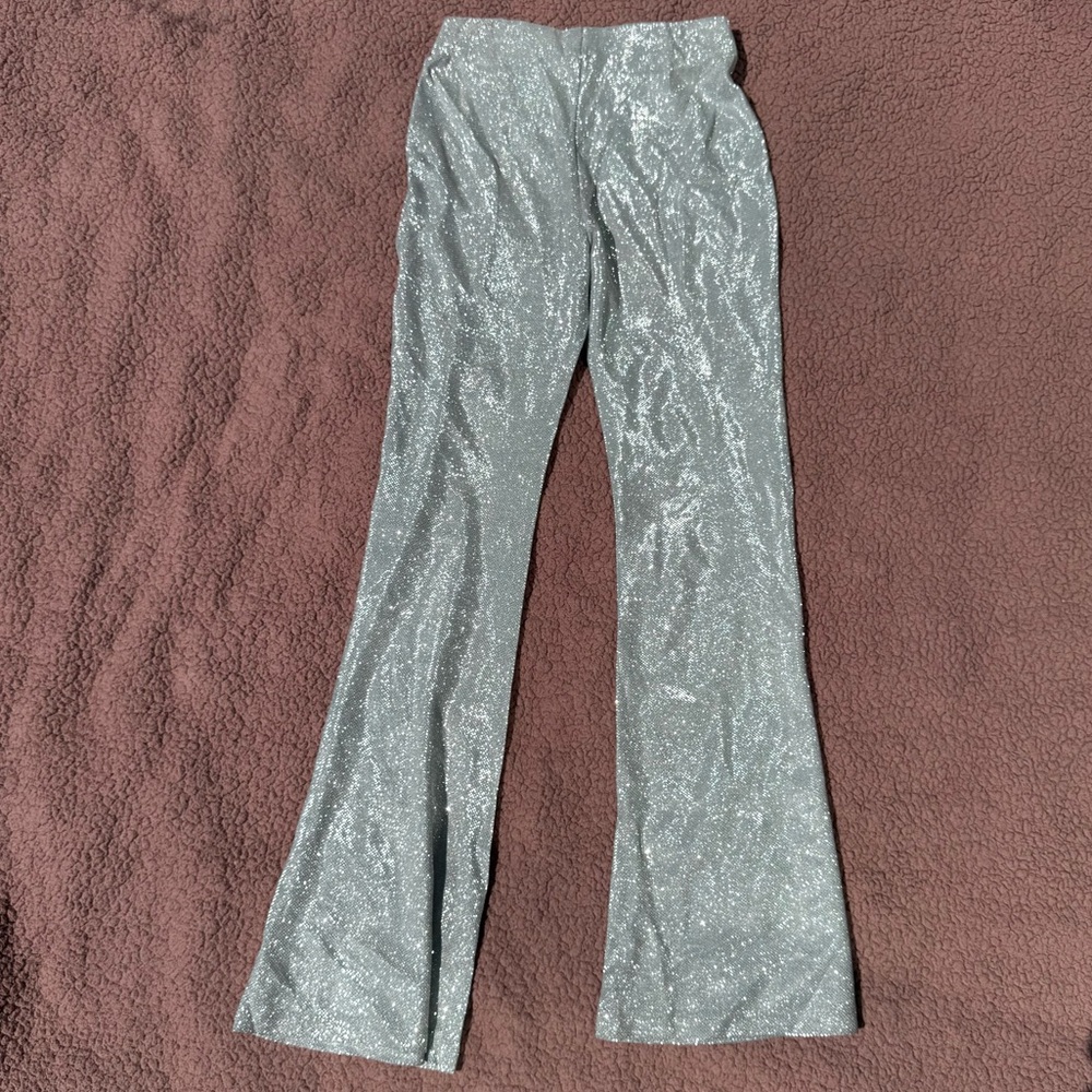 Metallic Silver Pants - Picture 3 of 3